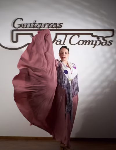 Expresión de duende y raza de la bailaora cristina gallo