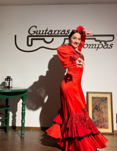 Estetica del flamenco tradicional por la bailaora Vanesa Cortes