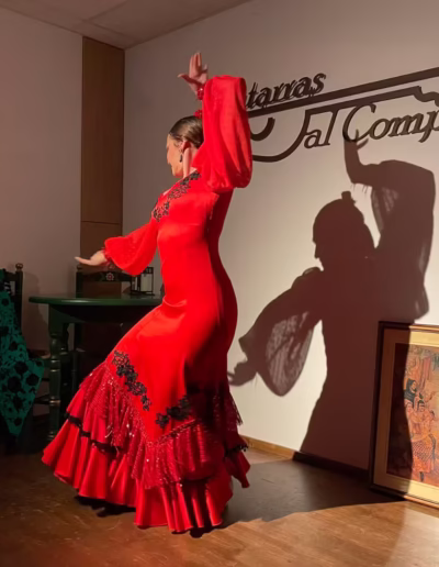 Vanesa Cortes figura baile flamenco