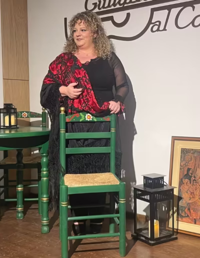 Elena Pino La Cuqui en concierto flamenco