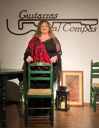 Fotografía de tablao de Elena Pino La Cuki