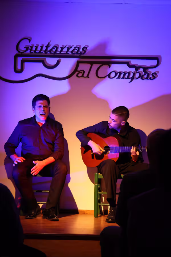 Malagueña de Juan Rivera al cante y Adrián Godino al toque en el I Ramillete Flamenco