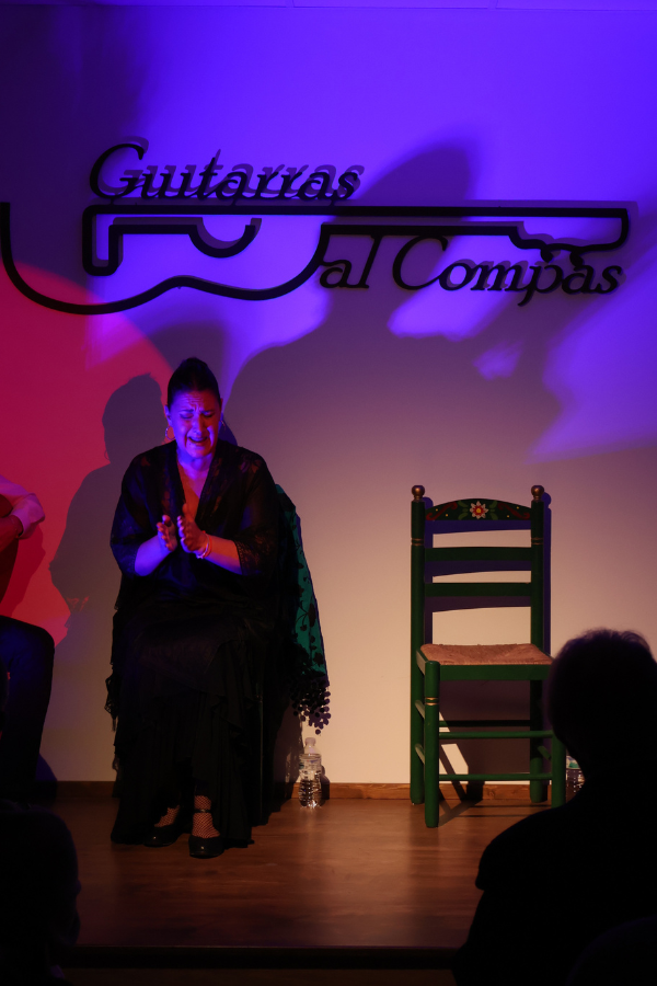 Rocío Alcalá al cante en el II Ramillete Flamenco