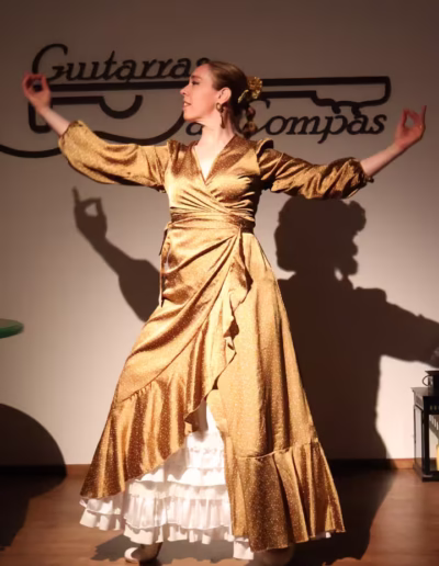 Rocío Suárez actuación en tablao de Málaga